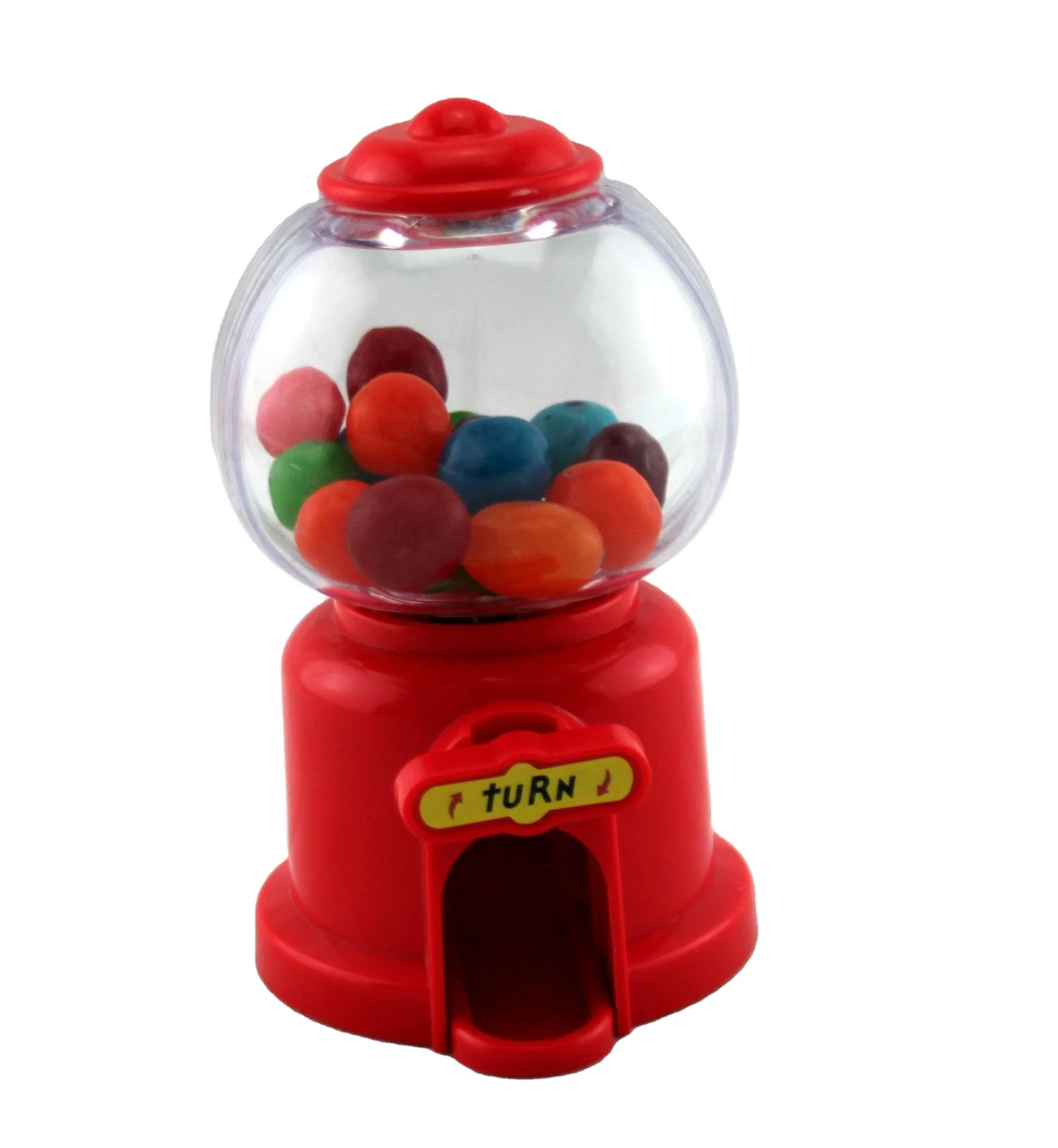 mini gumball  kids candy  dispenser clear portable