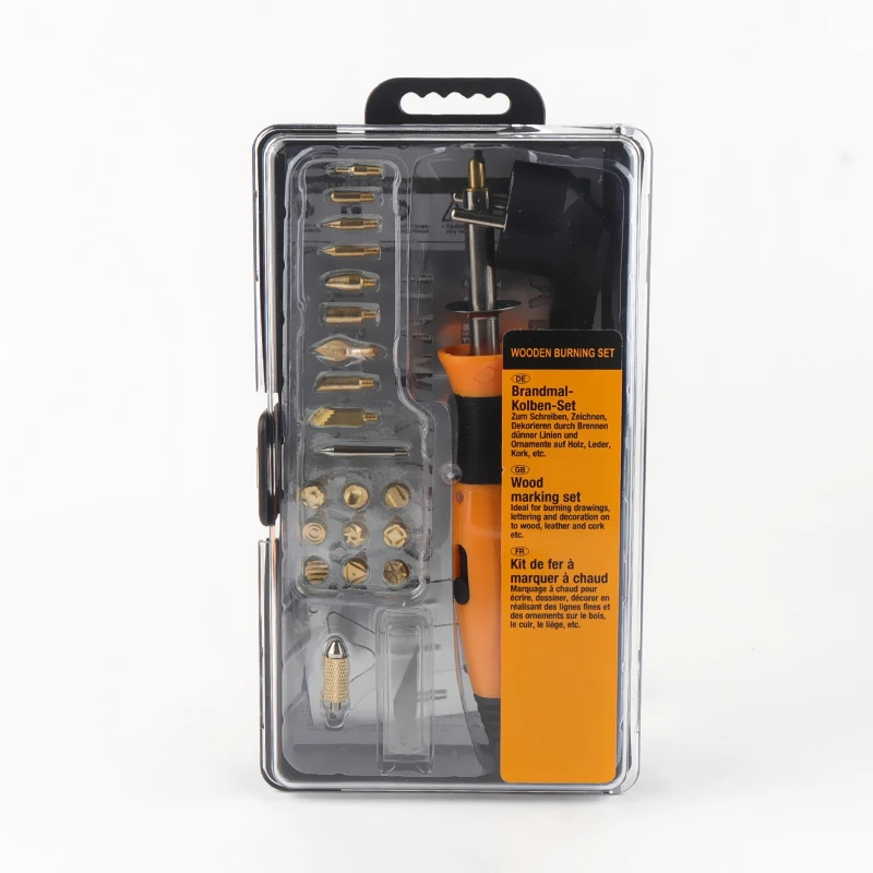 HS-060B-6 Set01 0-15-30W Регулируемый двухмощный деревянный горящий набор
