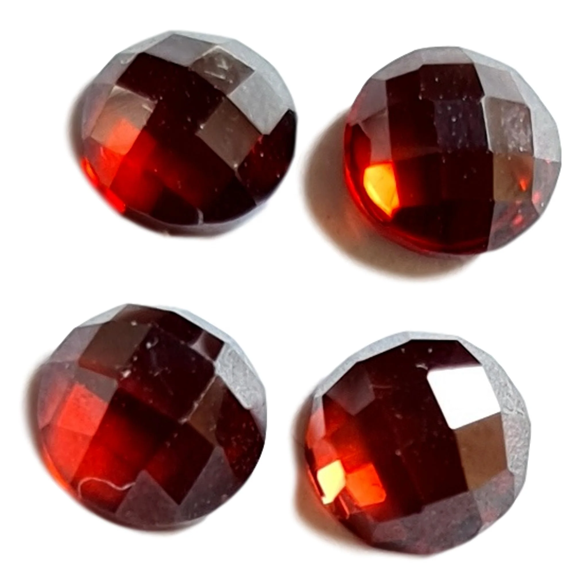 Round Rose Cut Red Garnet Gemstone All Shapes And Sizes Cut On Custom Orders In Wholesale Prices In All Other Types Of Natural G