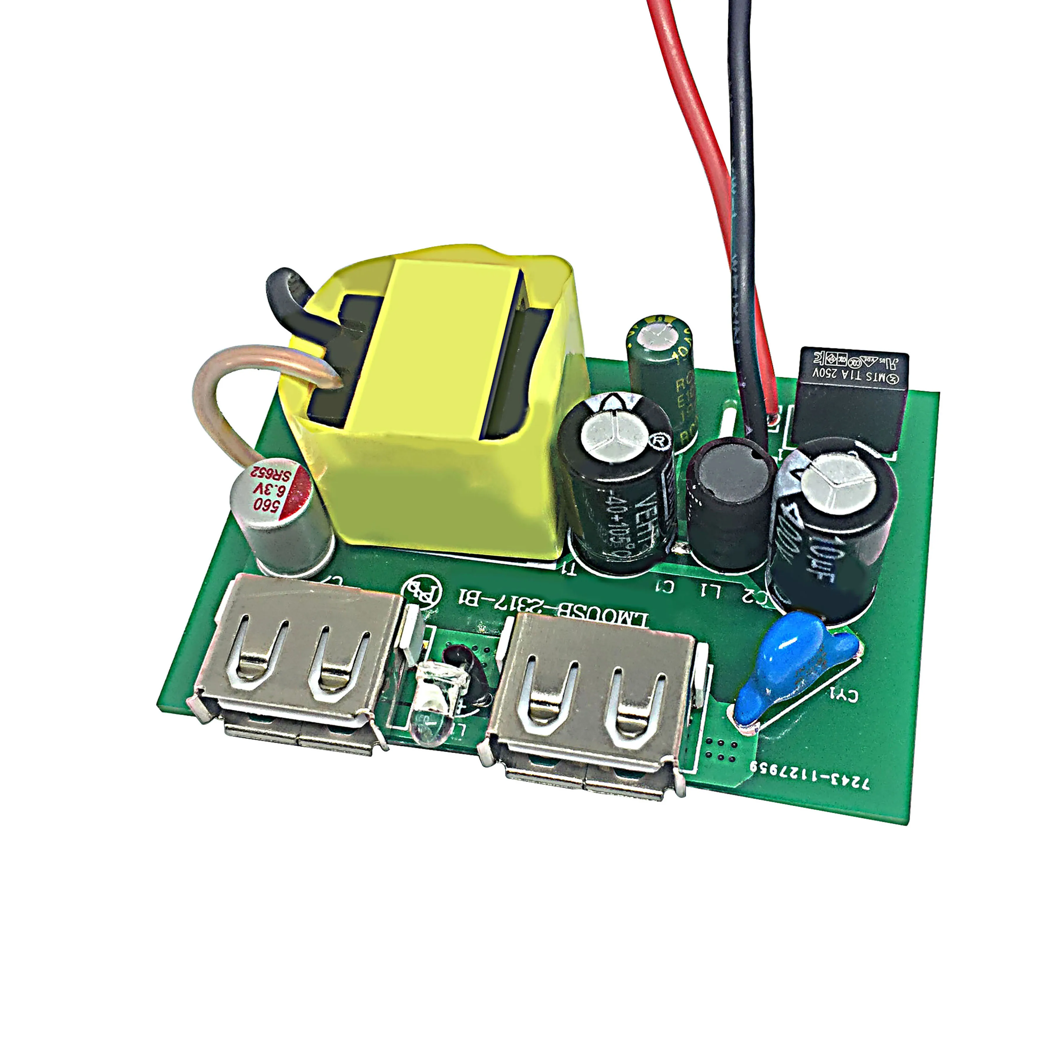Custom PCB Design Mobile Charging Power Supply USB Hub 5V 2A Charger Pcb Circuit Board