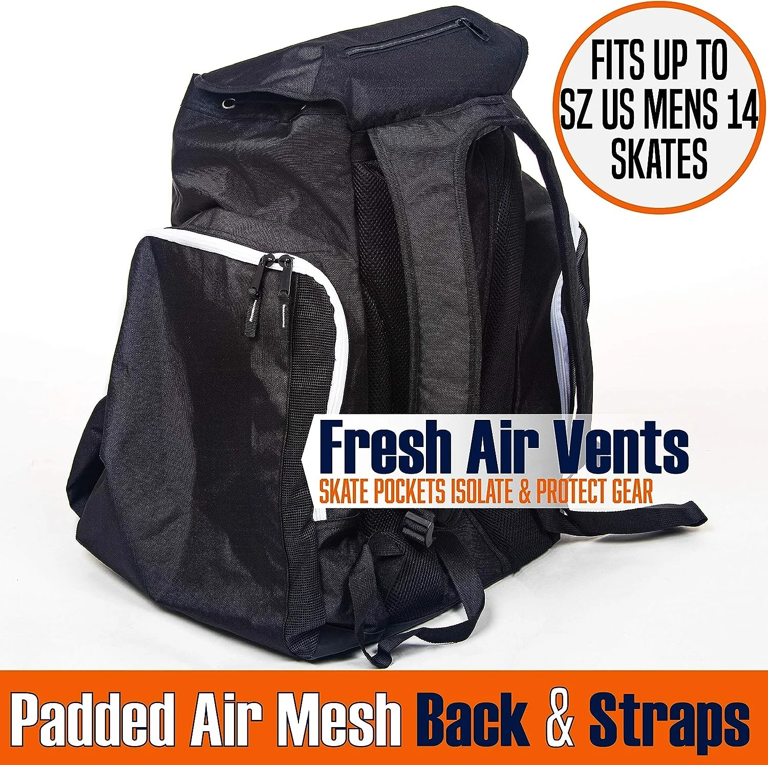 New Product Explosion Hockey Backpack - Large Backpack To Carry Hockey Equipment Including Skates with factory price