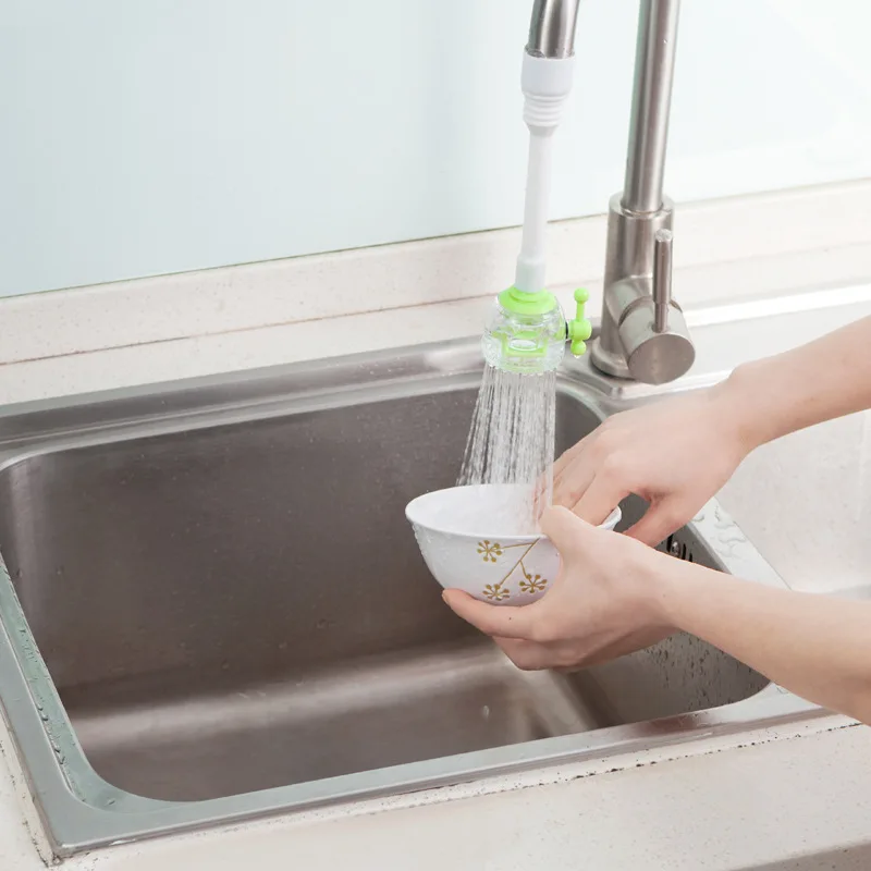 
Long Section Kitchen Bathroom Water Kitchen Rotatable Anti-Splash Faucet Water Saver 
