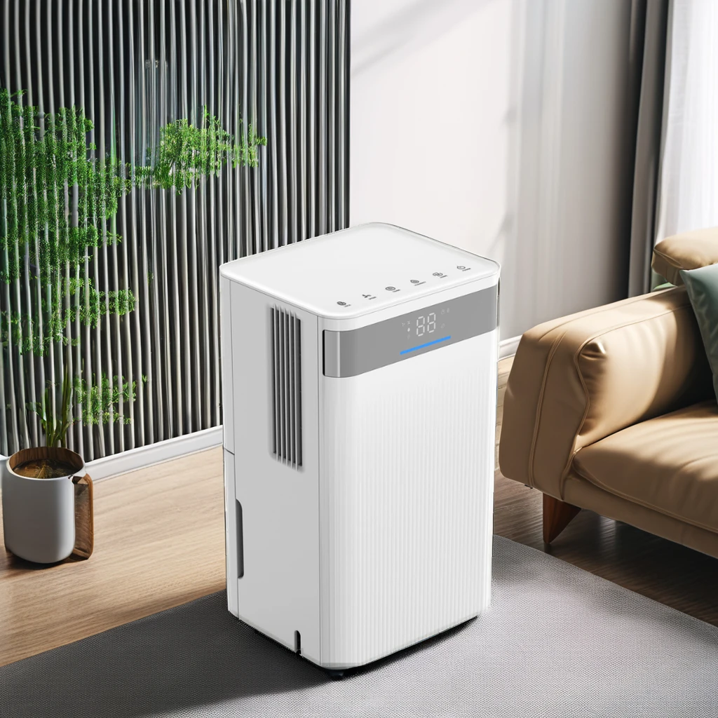 2024 New Lanch luxury  moveable small mini dehumidifier 12L capacity  wifi ion function 2L water tank 24hr timer