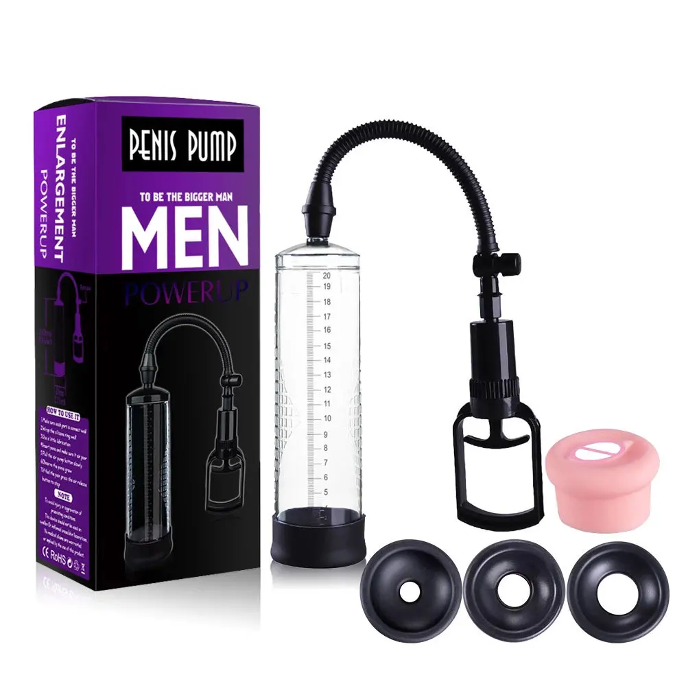 Vacuum Penis Enlargement For Men Masturbation Cup Penise Extender Physical Therapy Equipments Male Penise Enlargement Pump