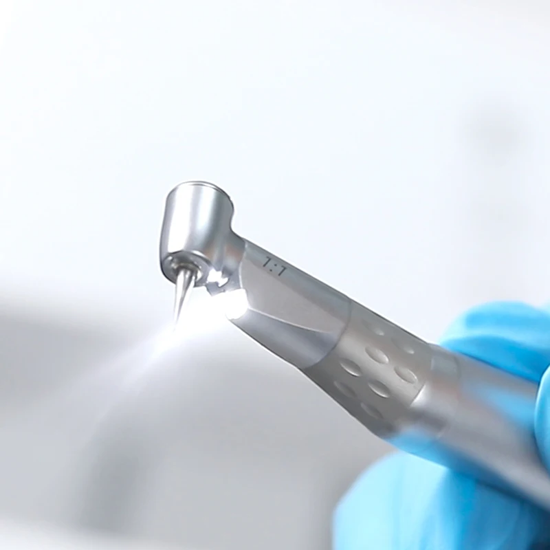 Hot Sale Dental 1:1 LED Contra Angle Low Speed Handpiece With E-generator LED