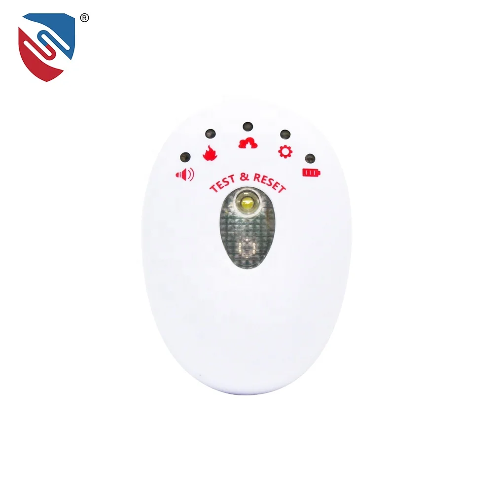 Manufacture DC 3V low operating temp Wireless 868MHz Sound Signals Portable Vibration and Strobe Sensor Detector Alarm