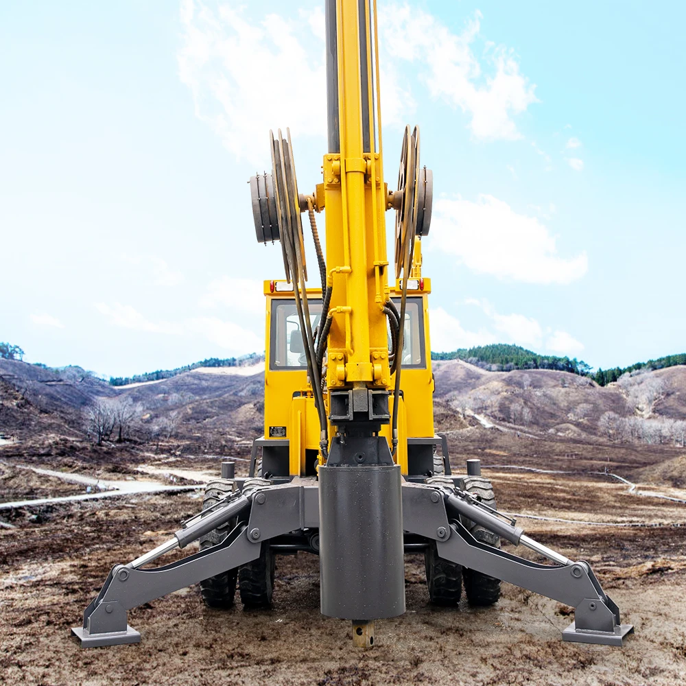 Rotary Drilling Rig Heavy Duty Drilling Rig for Large Scale Excavation and Foundation Work