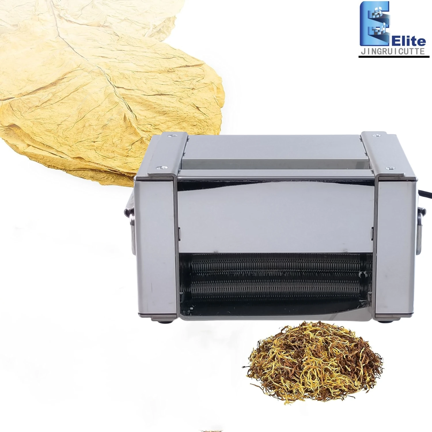 Fine Cut Stainless Steel Electric Tobacco Cutter Machine Cutting Cigarette Leaves Tabak Shredder for Personal Use