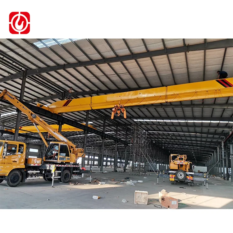 Traditional Design 5 Ton 20ton Capacity Monorail Single Girder Beam Hoist Overhead Bridge Cranes Price