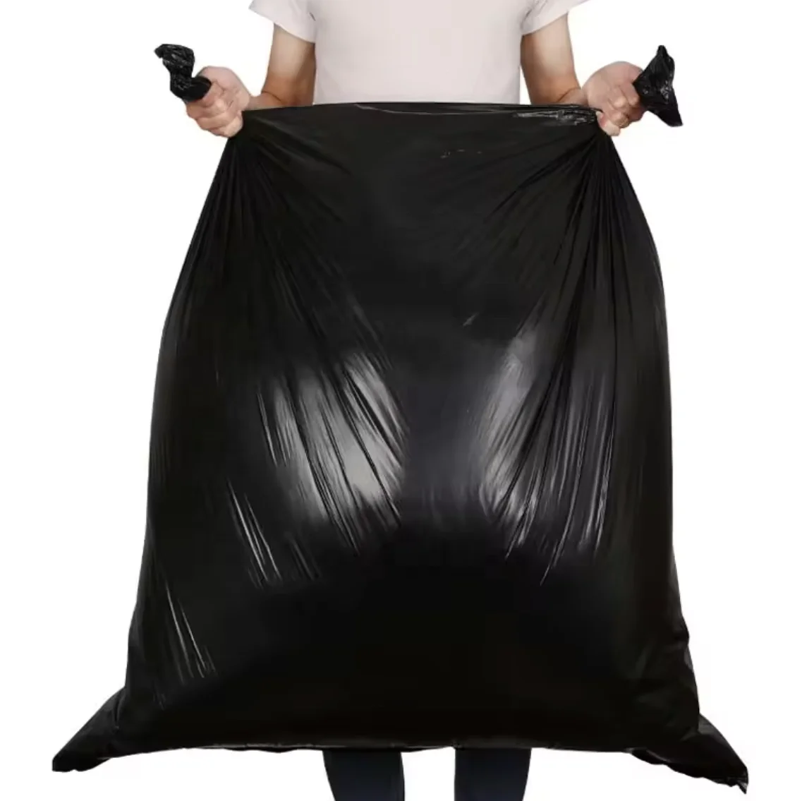 Trash Bag Heavy Duty Biodegradable Black Color Plastic Can Trash Bags Roll Vietnam Made In Factory Direct Price for Wholesale PE
