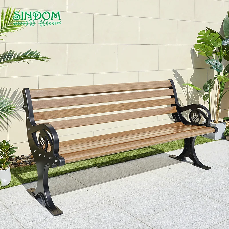 Top grade Dolphin Handrail Aluminium Patio Outside Garden Bench