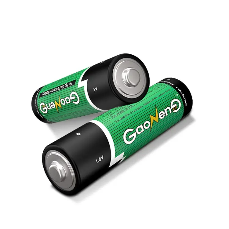 factory directly sale R6 AA Carbon battery with MSDS
