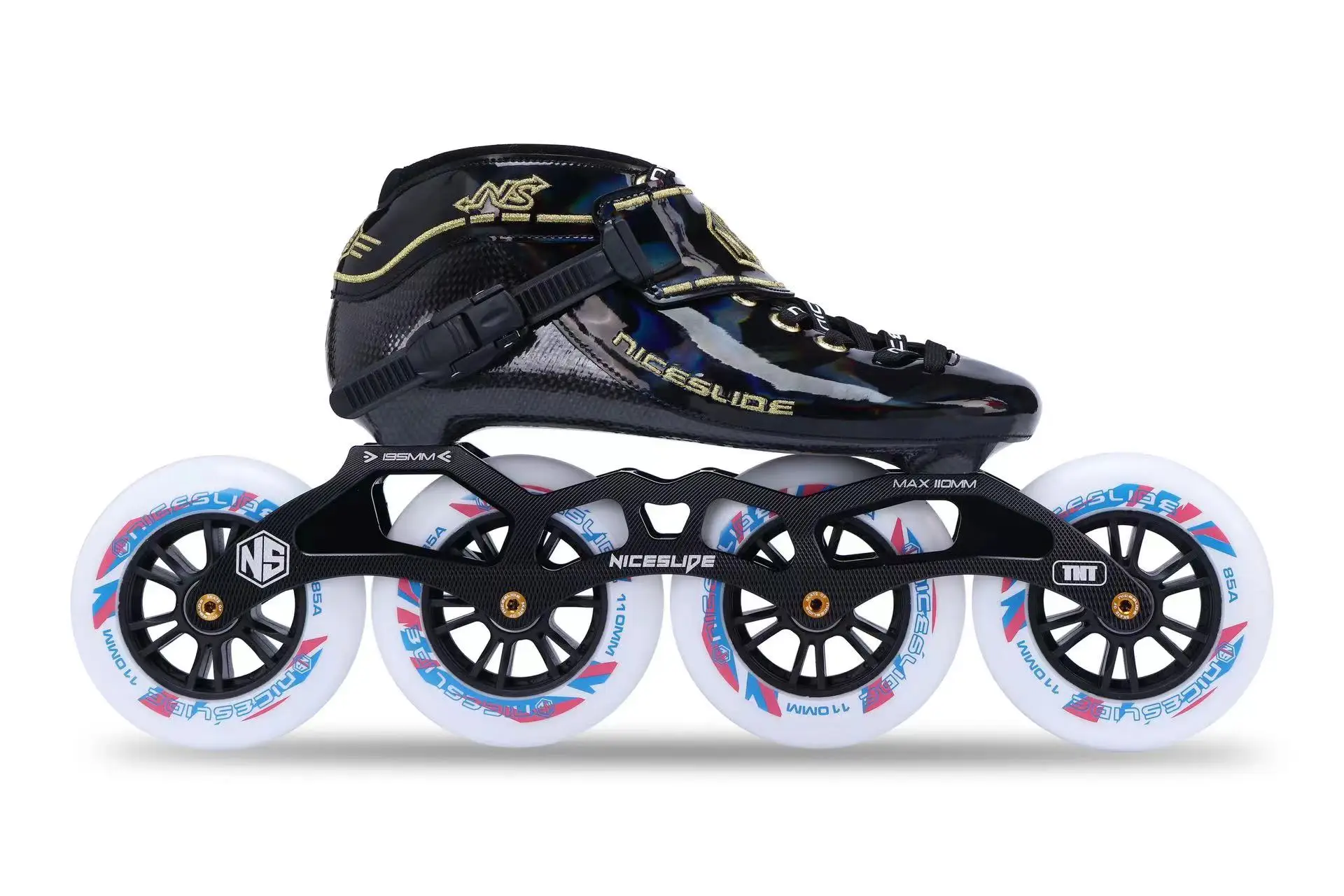 Carbon Fibre Competition Roller Wheels Professional Skates Speed Skates 100mm*4/110mm*3/110mm*4