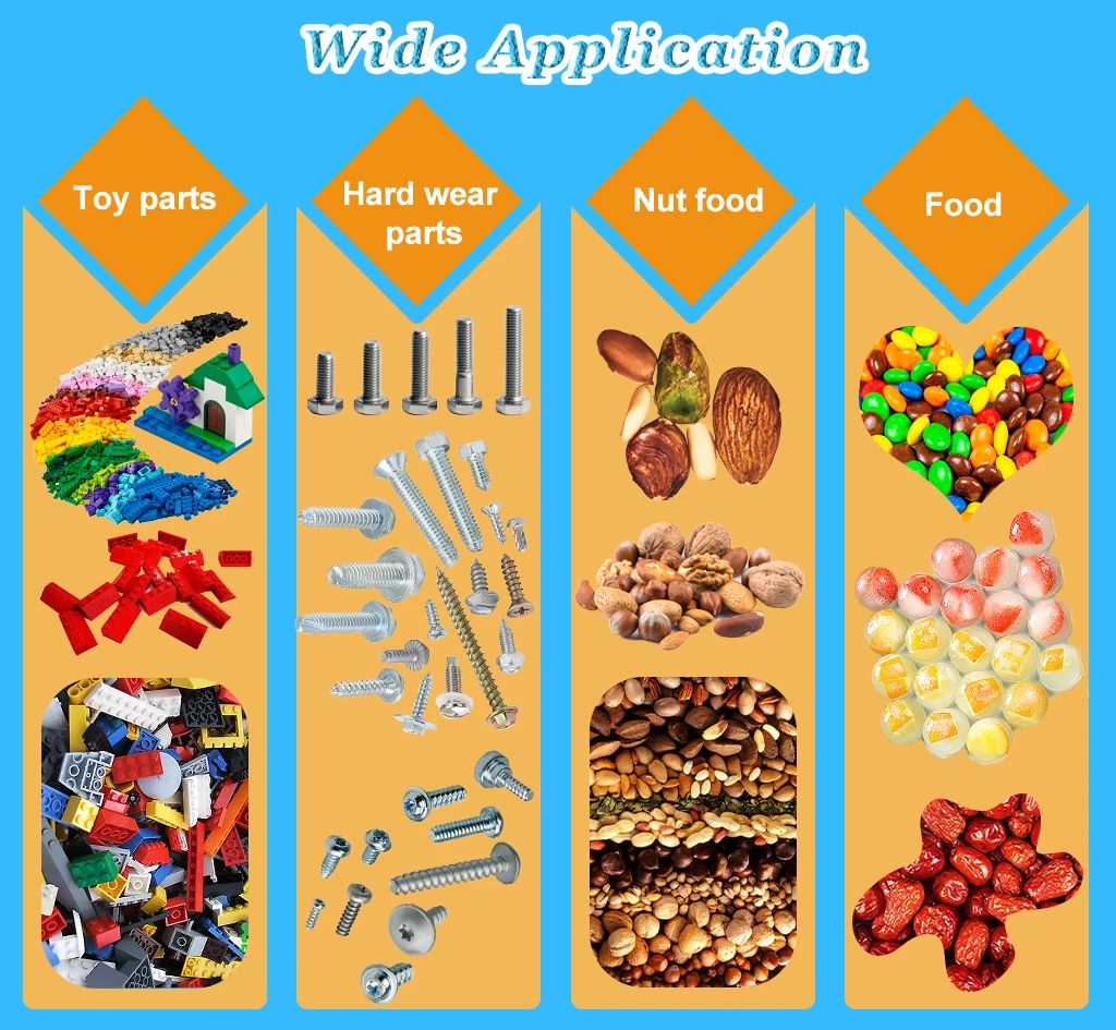 Automatic plastic bag sachet bolt nut hardware screw counting packing machine