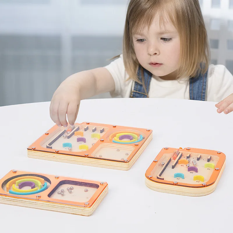 Maze Game Maze Toys For Kids Pinball Machine Game Montessori Puzzle Toy Learning & Education Toys For Kids Preschoolers