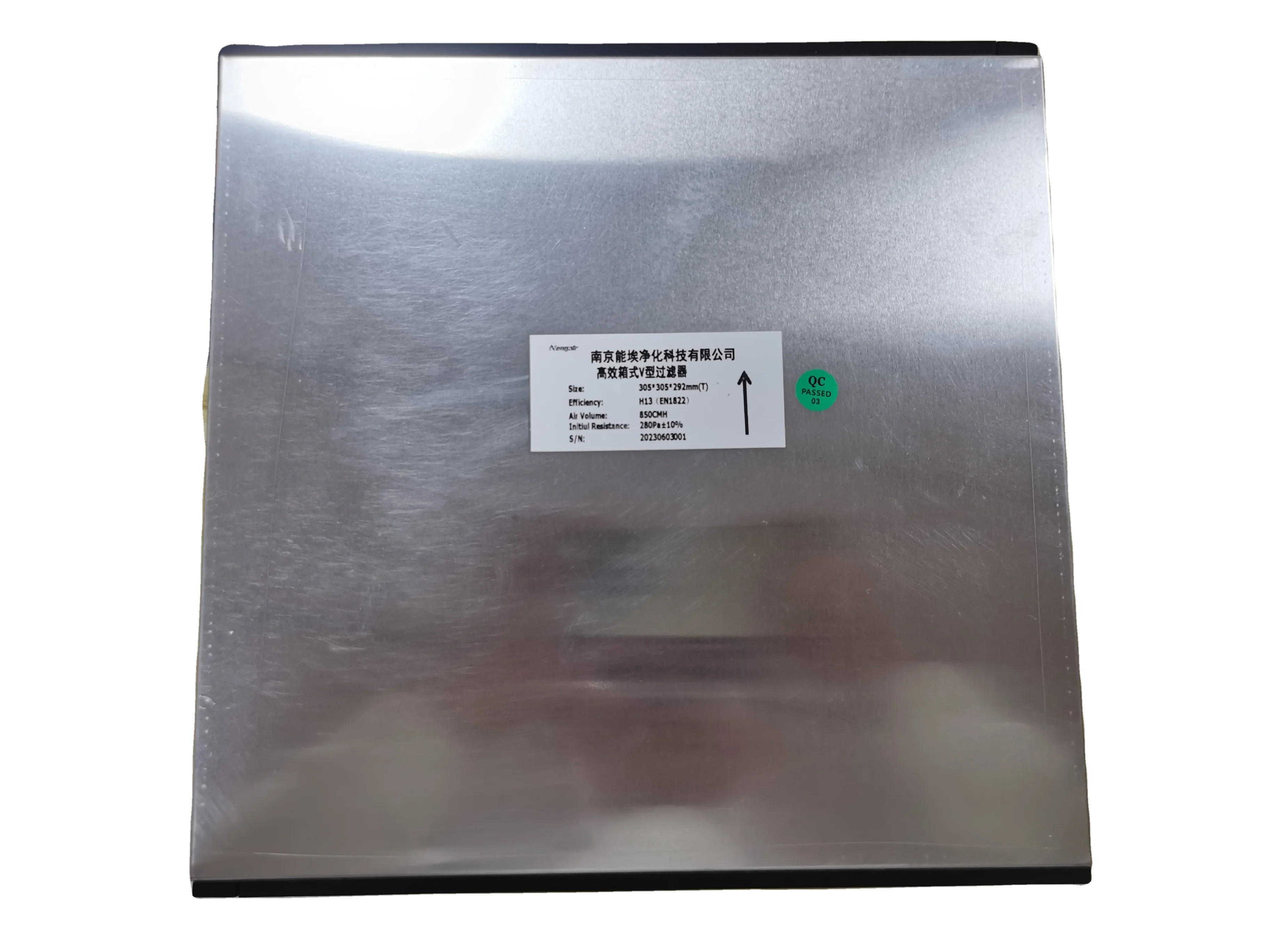 High Efficiency Box Type V Bank Air Filter for HVAC System High Quality Fiberglass Material for Air Purification