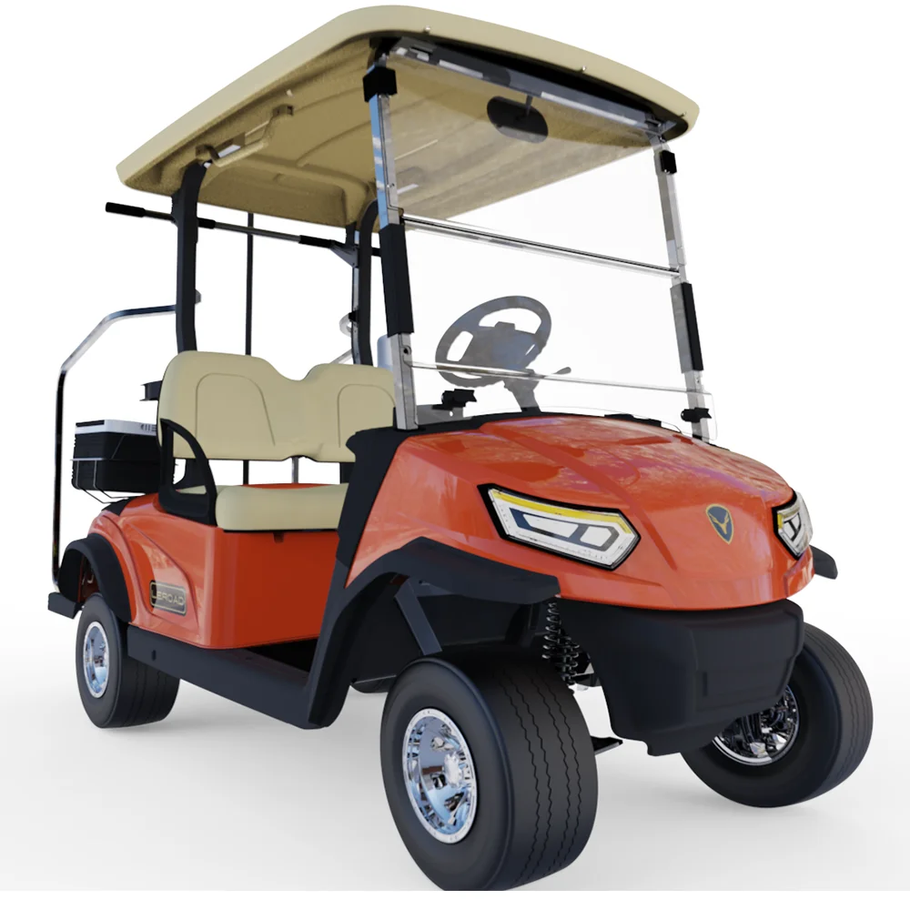 Тележка для гольфа с сертификатом популярная и caddie может стоять со складными сиденьями складным ветрозащитным стеклом