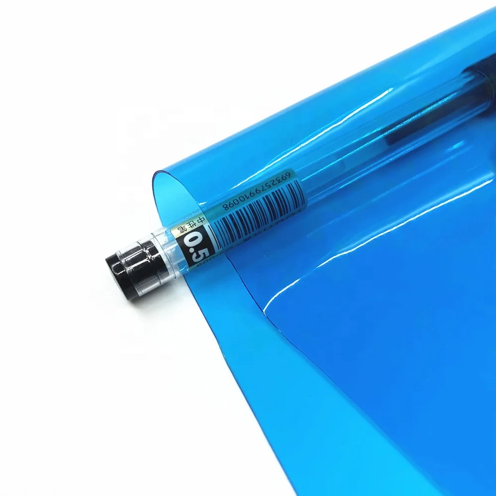 0.7mm Transparent colorful TPU film used for fashion bags