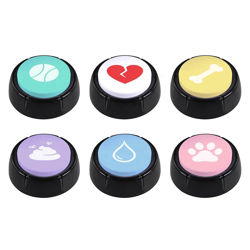 Custom sound easy button talking button sound buzzer with custom sound music printed logo imprint for promotional games gifts