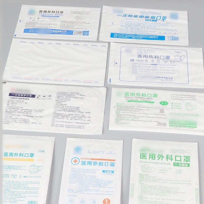 Sterile Dialysis Paper Pouch for Packing Surgical Face Mask
