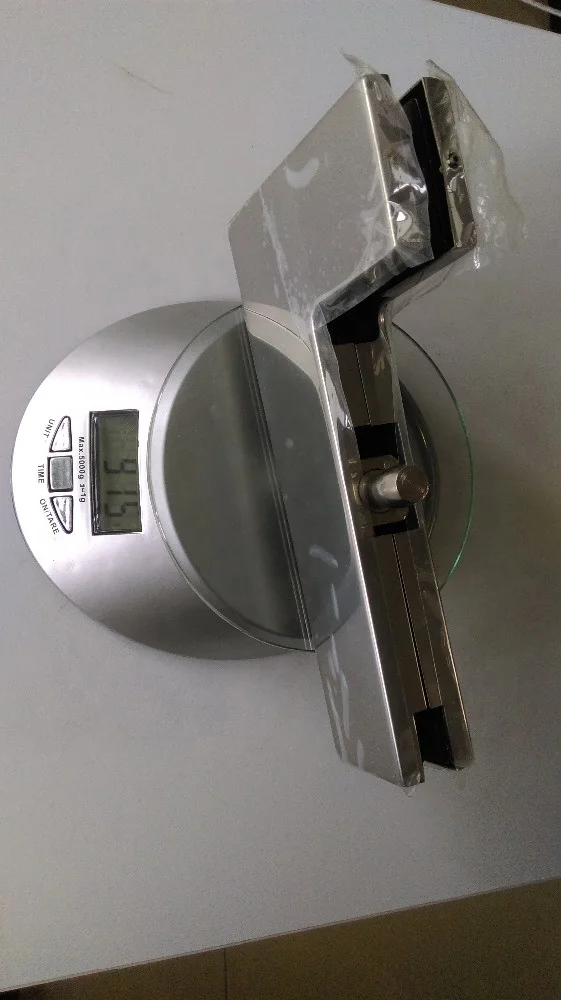 Everstrong I015 stainless steel top glass  patch fitting or curved tempered glass door clip