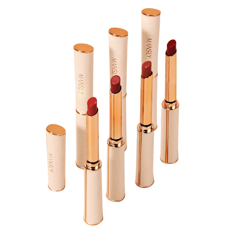 Small white tube mist lipstick 4 4 color lipstick