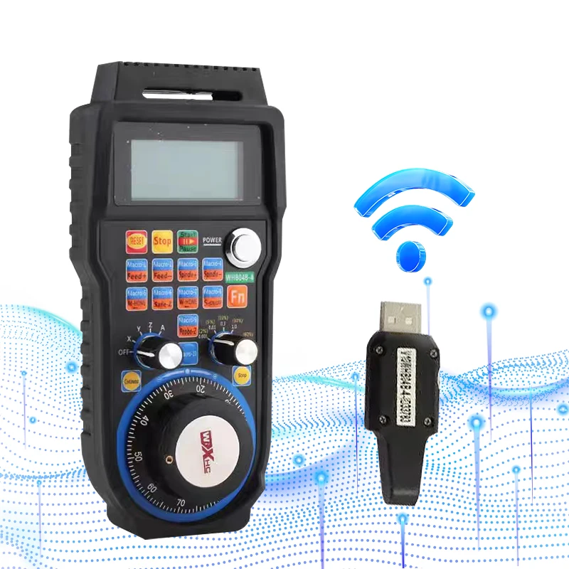 XHC 4/6 axis mach3 cnc controller usb wireless handwheel mpg milling machine