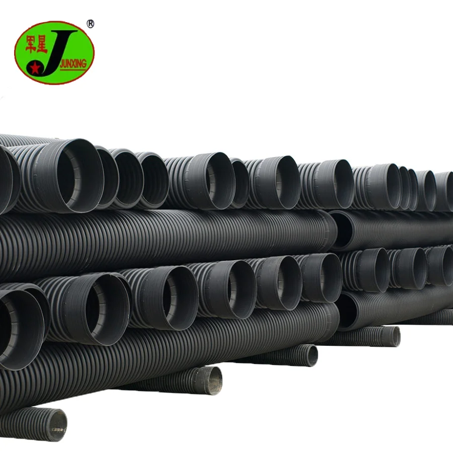 China Wholesale Pipe Supplier corrugated hdpe pipe SN4/SN8 DN200-800MM