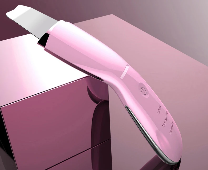 2022 New Arrival Professional Portable Microcurrent EMS Home Ultrasonic Face Skin Scrubber Machine For Sale