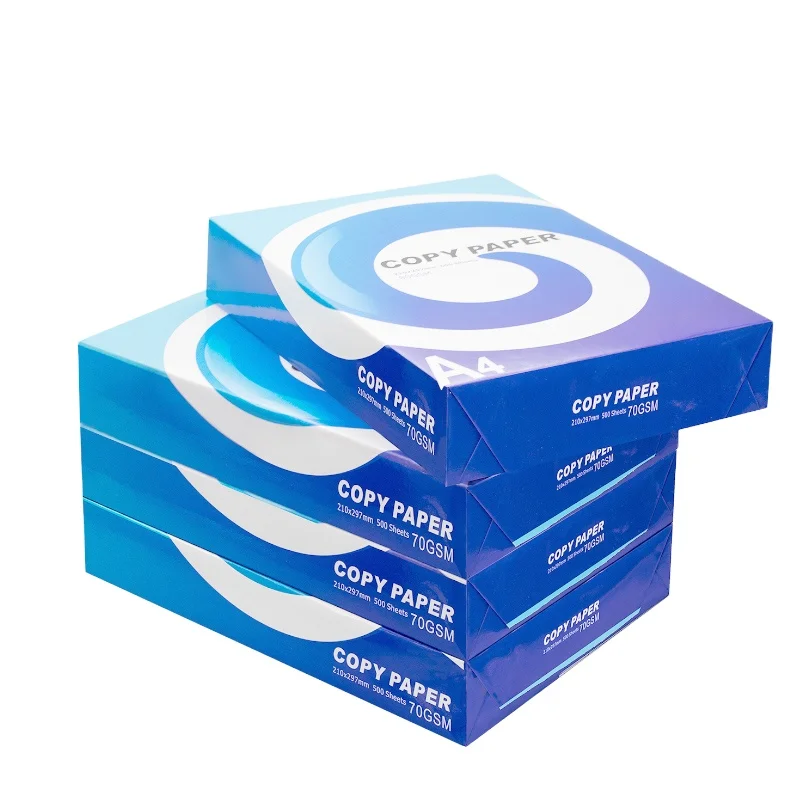Customized Global A4 Size Copy Paper 80gsm White Ream Available in 70g and 75g Weights