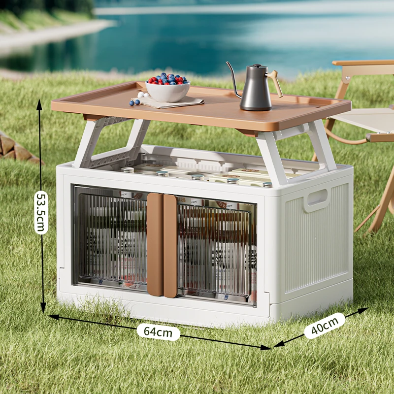 HAIXIN Large Capacity Stackable Foldable Organizer Good Quality Camping Box Durable Outdoor Collapsible Storage Bins Deck Box