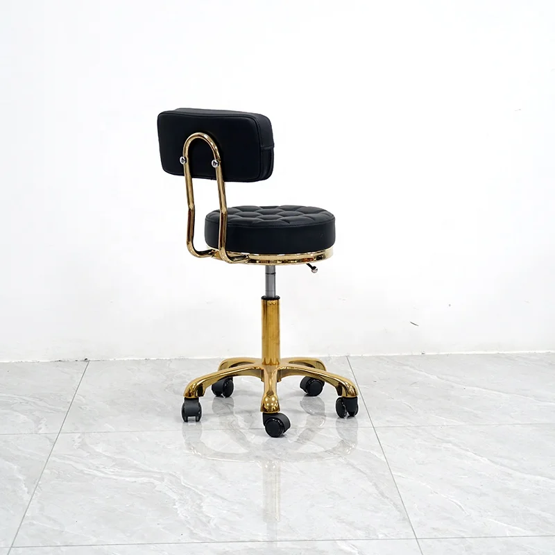 Retro Men All Black Barber Chair Classics Salon Hairdressing Chairs Hydraulic Chair Factory Wholesale