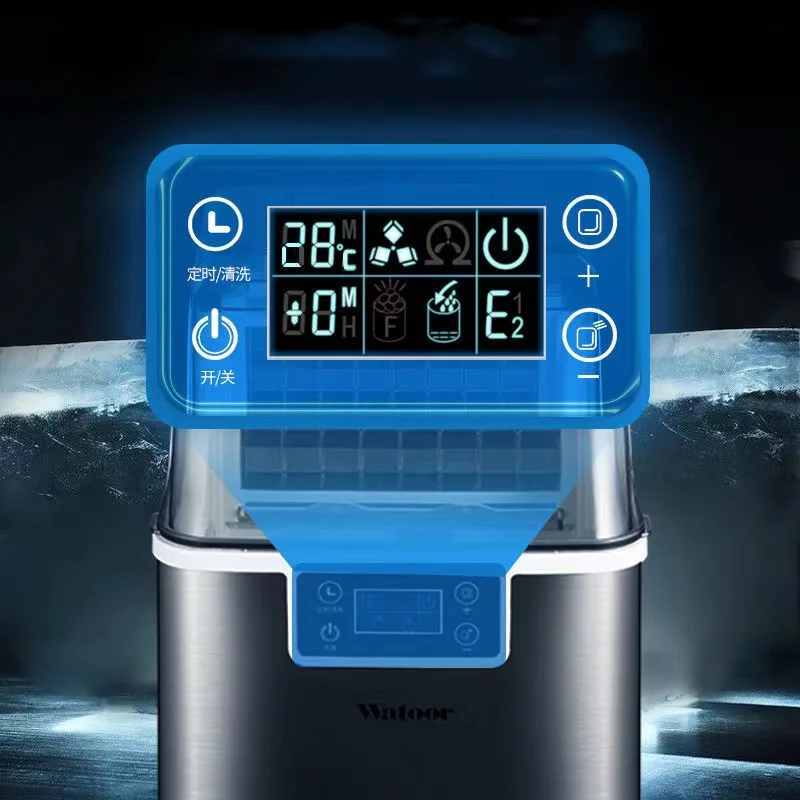 Home LCD display small bar cube ice machine commercial beer ice mini ice machine