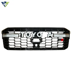 Car Body Parts Front Grille for Land Cruiser LC300 2022 Car Front Bumper Grille Sliver G-R version grille
