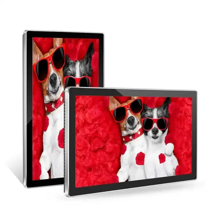 27-дюймовая внутренняя настенная цифровая вывеска дисплей android Media Player киоск ЖК-дисплей рекламный