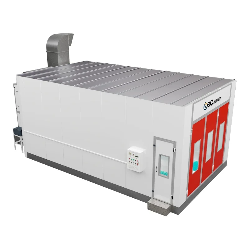 OBEC down draft paint booth dry spray painting platform powder coating oven drying room open face dry filter spray booth