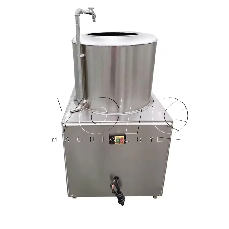 Pelador De Patatas Industrial Chinese Mechanical Potato Peeler Eplucheuse De Pomme De Terre Irish Potato Peeling Machine