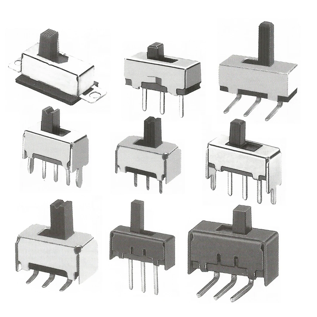 HOT SALE 2P2T Slide Switch 6 Pin T50 Slide Switch SMD For Speaker Electronic Components