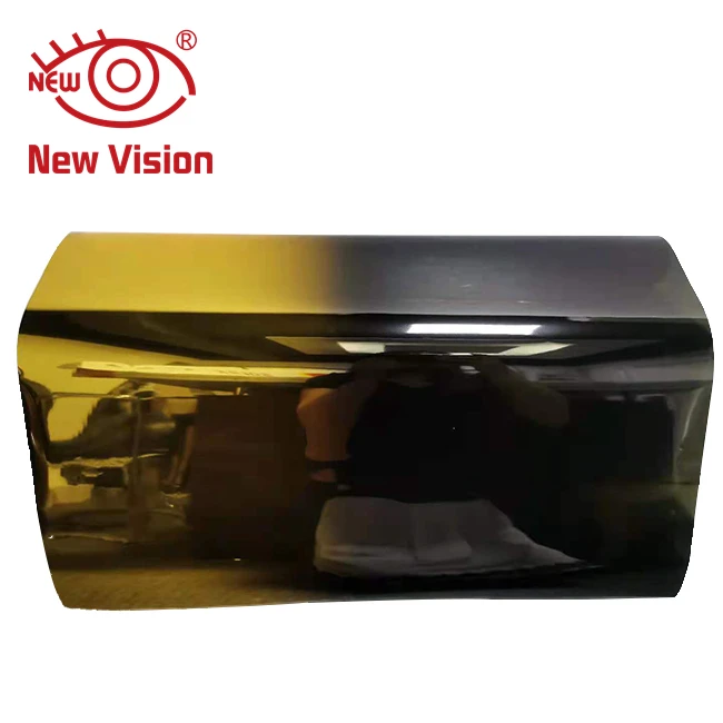 TOP Tint TWO Tone Double Tone Window Film PET Car Film Window Tint Change Color Side Rear Window Silver Color 