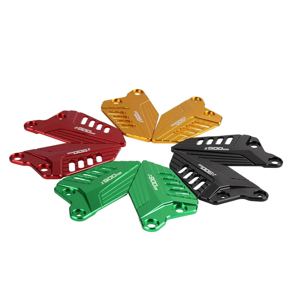 Motorcycle Footrest Pedal Protector Left Right Plates Wing Cover Heel Plate Footpeg For Kawasaki Z900RS Z900 RS Z 900 RS 900RS