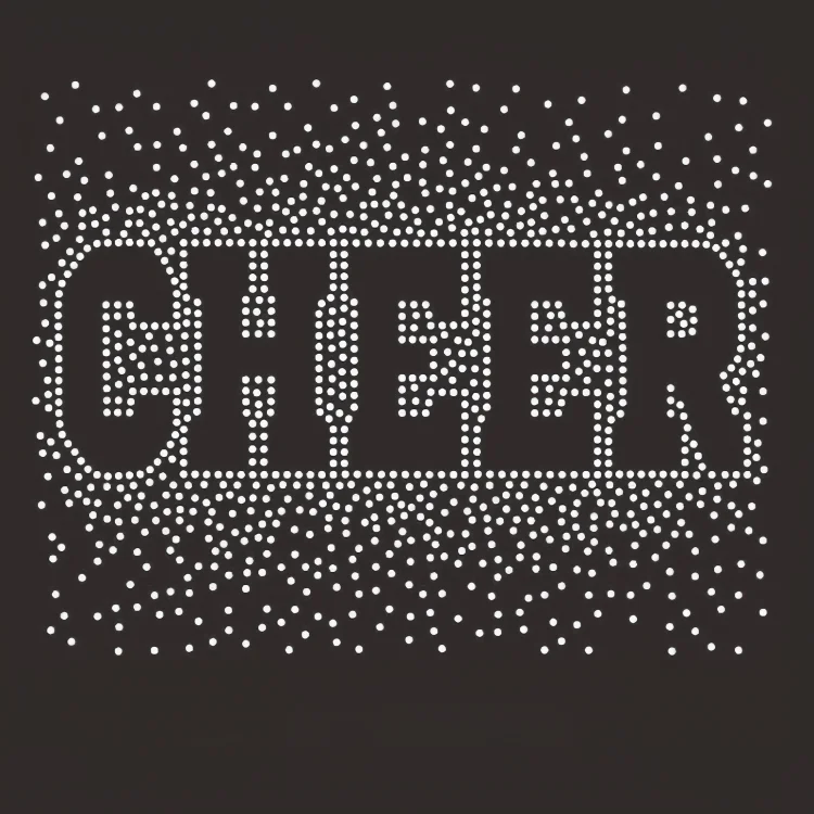 bling sheet Hot Selling Custom Rhinestone Transfers Shiny Colors rhinestone heat transfers