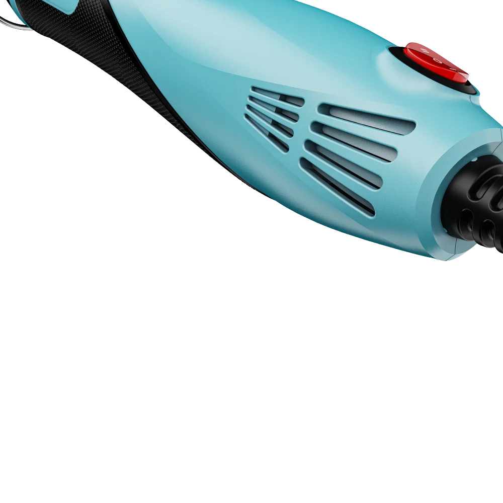 300W diy mini heat gun heat capacity fast preheating heat gun for crafts with glue stick for handmade craft