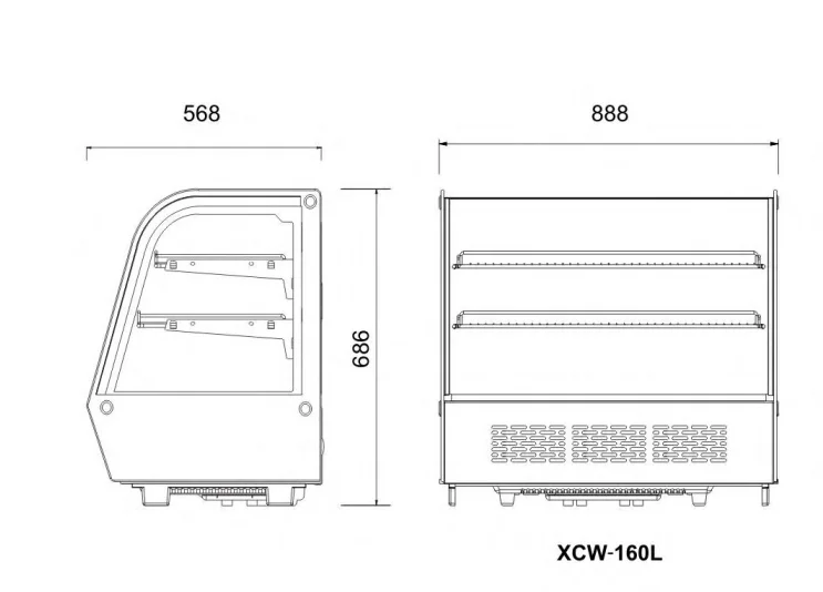 Холодильник для тортов витрина дисплей кулер настольного типа дуговой шкаф холодильник стеклянная дверь низкозатратный