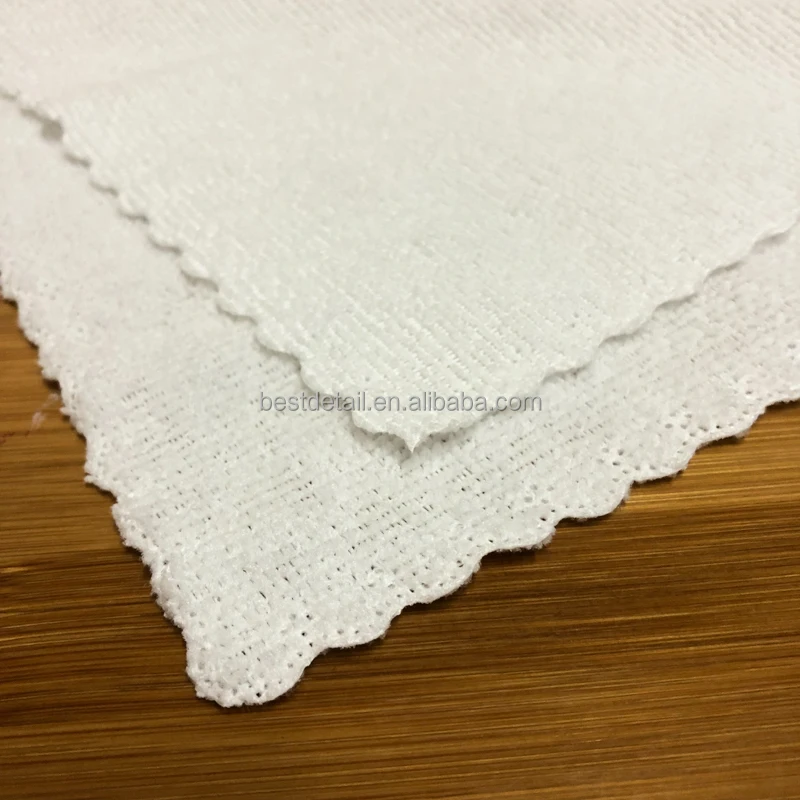 20 pcs in box 180 GSM 23 x 23 cm Edgeless All Purpose Tissue Microfiber Rags Terry Cleaning Cloth for Kitchen Car Wash