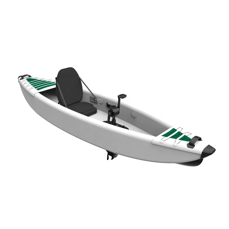 inflatable kayak with pedal drive inflatable fishing pedal kayak drop stitch canoe for fishing