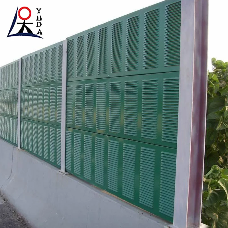 Outdoor transparent acoustic sound proof reduction fences walls sheet anti noise fence panels