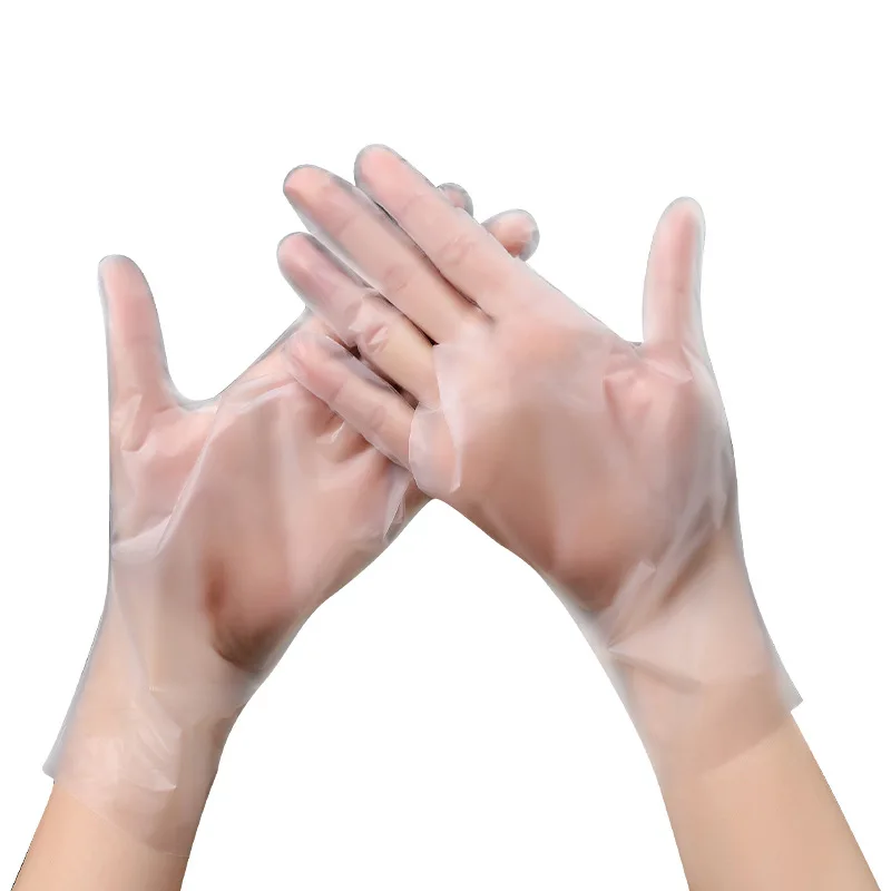 PE Plastic HDPE Disposable Gloves PE Polyethylene Disposable Gloves