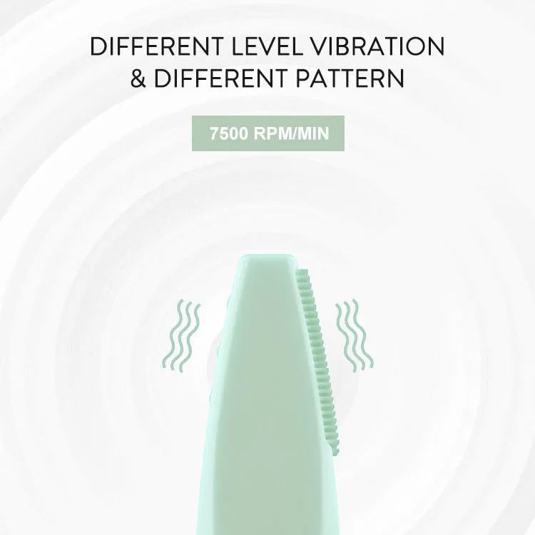 In 2024 launched a portable silicone deep cleaning induction charging silicone acoustic cleanser for home use