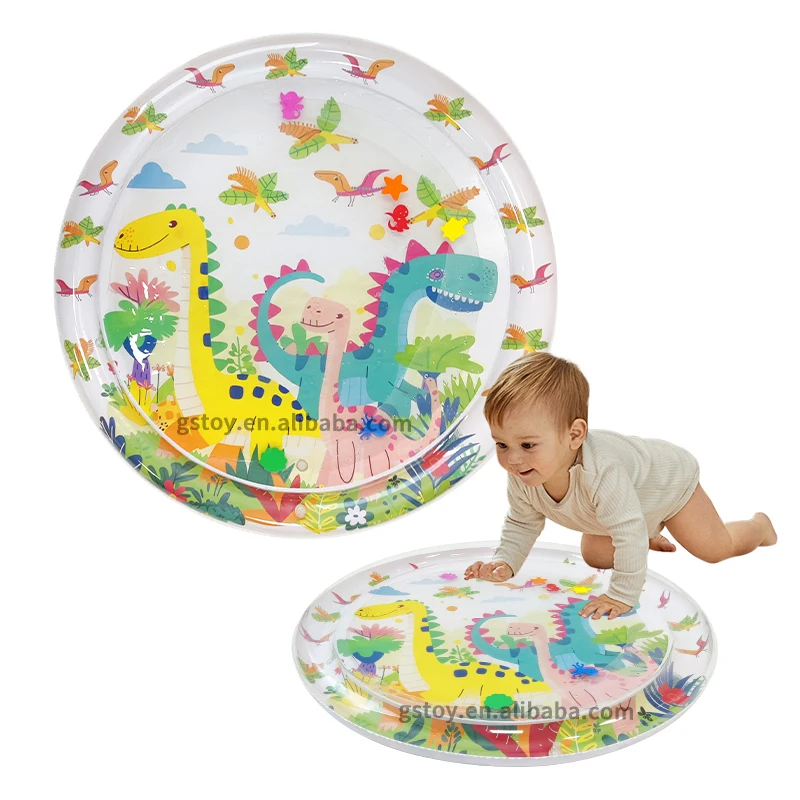 Dinosaur Baby Water Mat 0-3 Years Old Kids Infants Water Play Mat Toddlers Inflatable Baby Tummy Time premium Play Water Mat