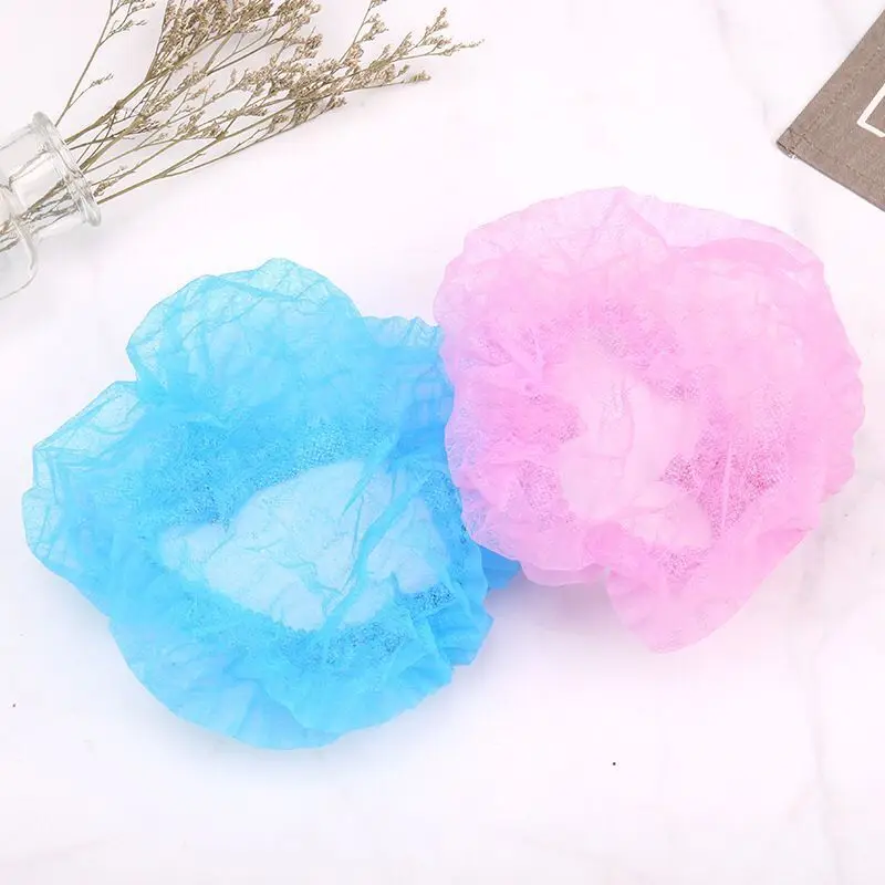 Non Woven Disposable Hair Nets Bouffant Caps for Cosmetics Beauty Kitchen Cooking Home Industries